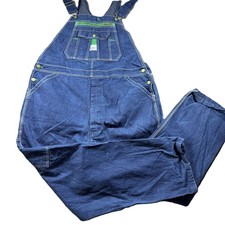 Liberty Men Overalls Jean Denim Bib Carpenter Workwear Outdoor Farmer Blue 44x32
