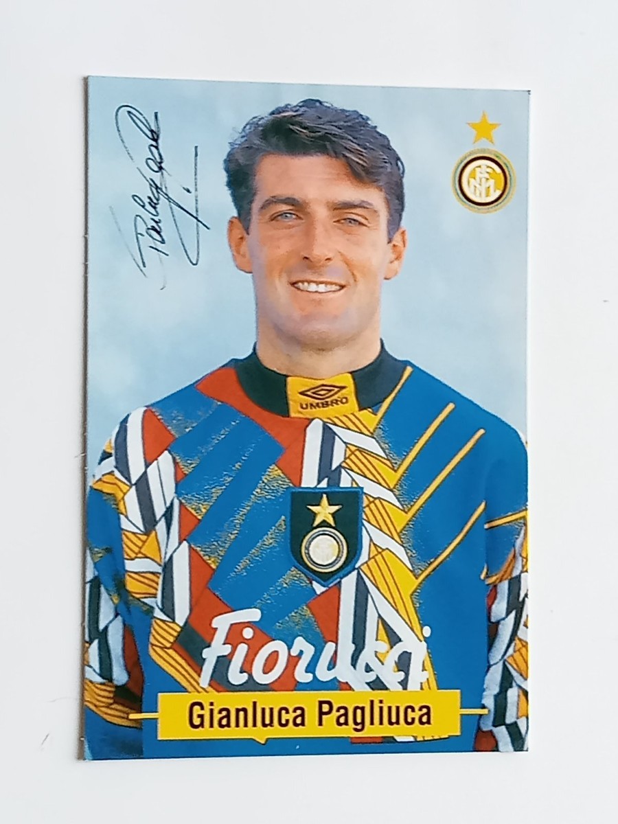 cartolina INTER Gianluca PAGLIUCA fiorucci