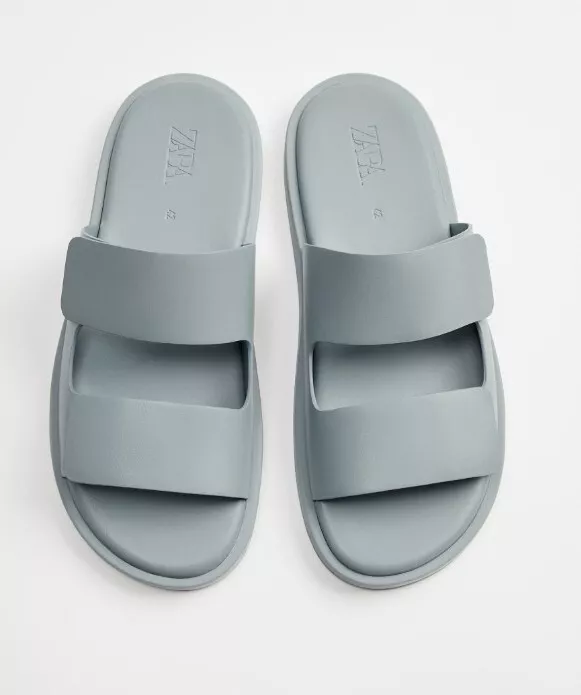 Zara Man Monochrome 10 US 44 EU Slate Men Shoe Sandal | eBay