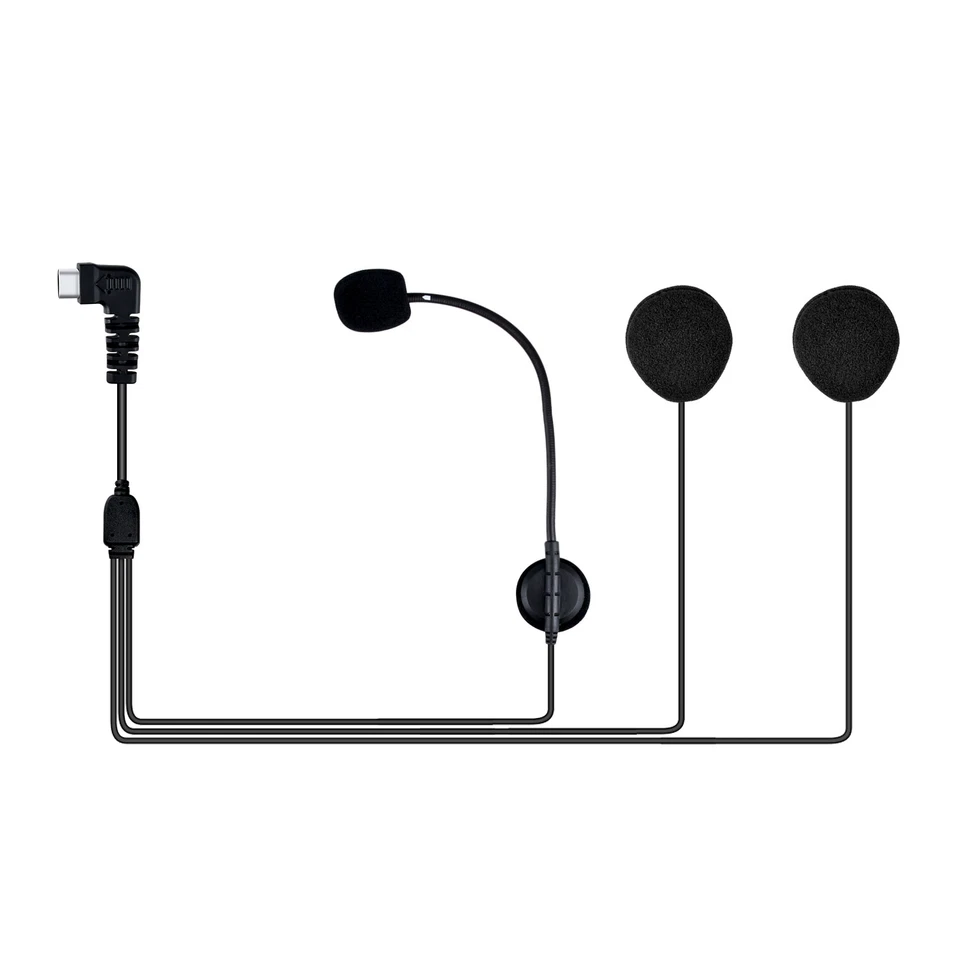 BT-S1/S2 Hard Cable Headset For 1000M Bluetooth Motorcycle Helmet Intercom - Imagen 3 de 4