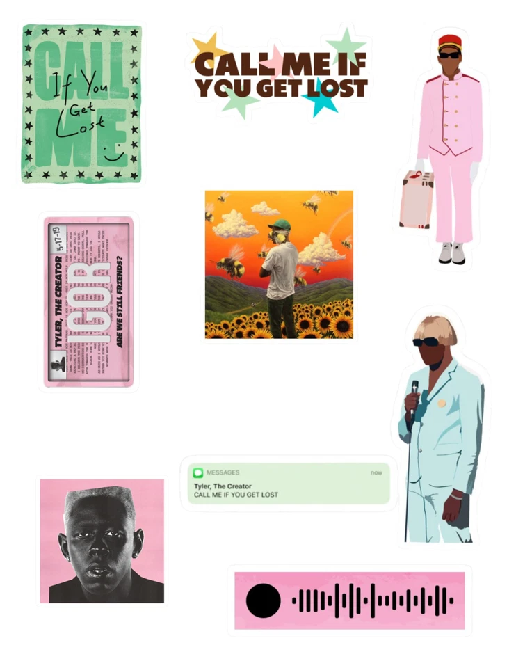 Tyler The Creator Sticker Pack