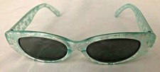 Childs Blue Floral 4.5" Sunglasses Costume Acc