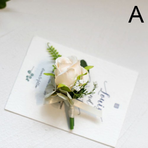 Wristband Hand Artificial Flowers Wrist Corsage Bracelet Wedding Party Supplies - Picture 16 of 25
