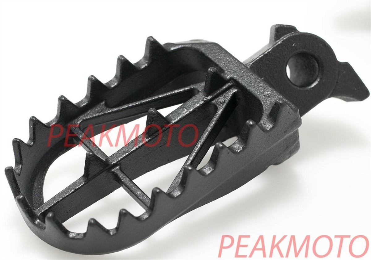 DRC D48-02-506 Wide Foot Pegs Stock Height Yamaha YZ85 YZ125 YZ250