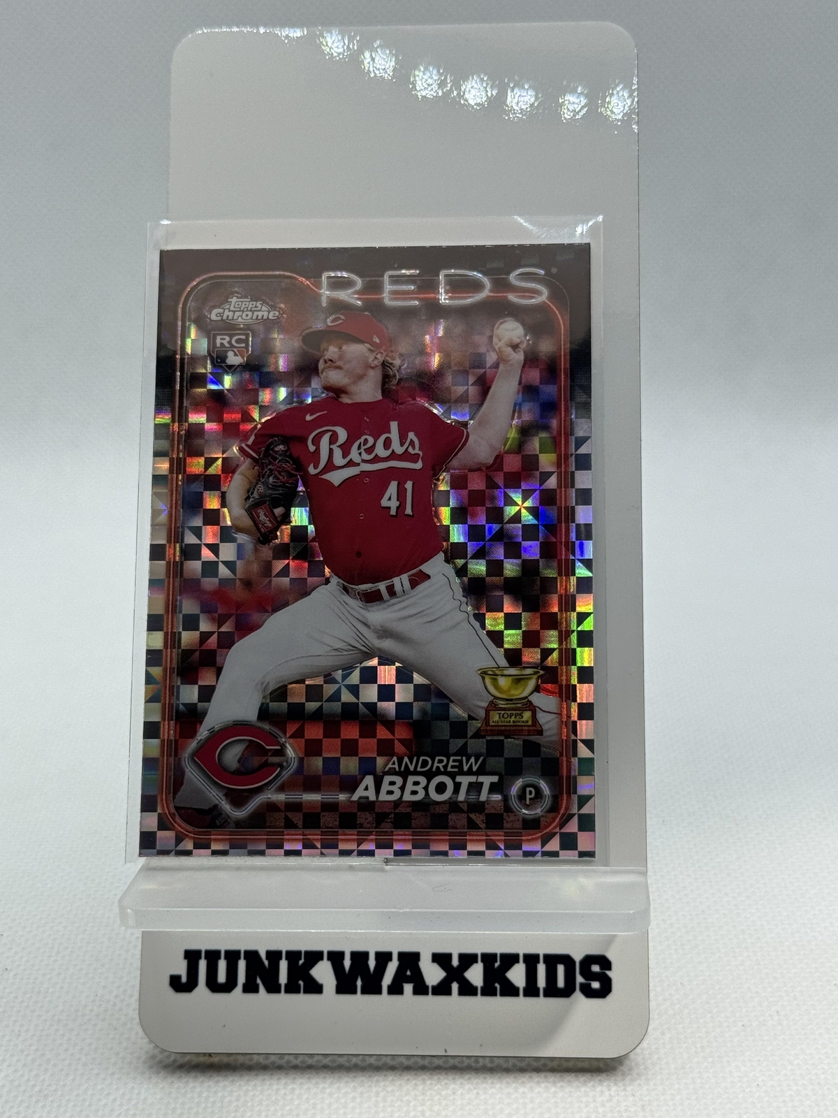 2024 Topps Chrome #154 Andrew Abbott X-Fractor