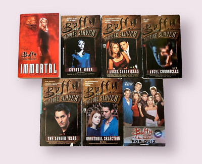 7 Buffy the Vampire Slayer TV Book Xander Years Angel Chronicles Immortal Coyote