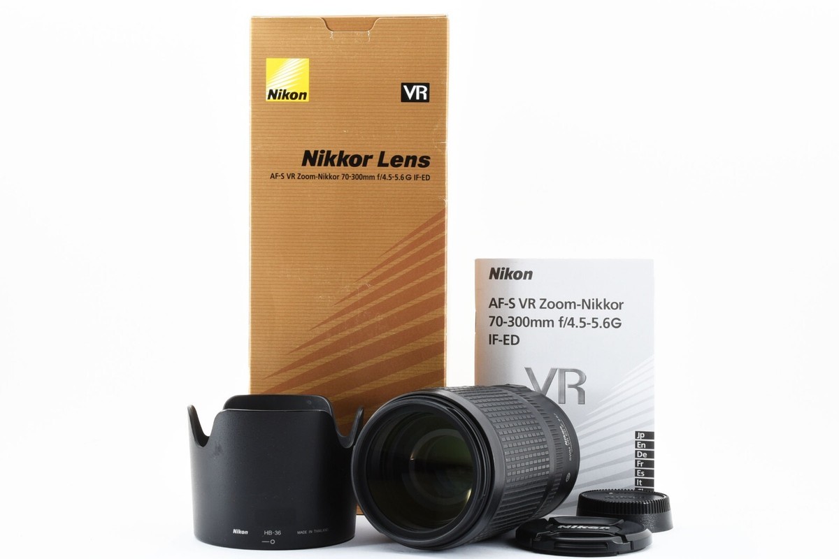 難品】Nikon 望遠ズームレンズ AF-S VR Zoom Nikkor 70-300mm f/4.5-5.6