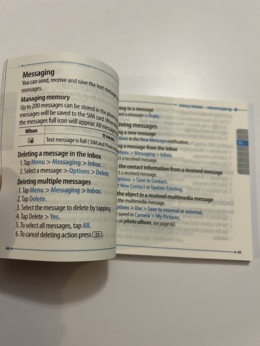 Pantech Ease User Guide Easy Mode AT&T for 3G Mobile Phone English And Spanish - 第 3/4 張圖片