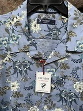 Cremieux The Print Shop Collection Floral Mens Shirt L,XL Cotton NWT$79 S85WX467
