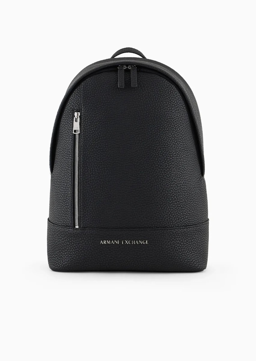 アルマーニエクスチェンジ　バックパック　952631 CC828 Armani Exchange Men's Backpack Zip Logo 952631 CC828 00020 Black