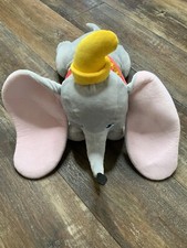 Walt Disney Dumbo Laying Down Gray Elephant Plush 17  Long