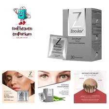 Zocuwipe Eyelid Wipes with Natural Okra Complex - Eyelid Cleanser and Moistur...