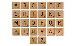 Holzerne Scrabble Individuelle Fliesen Buchstaben Zahlen Fur Alphabet Spiel Holz Ebay