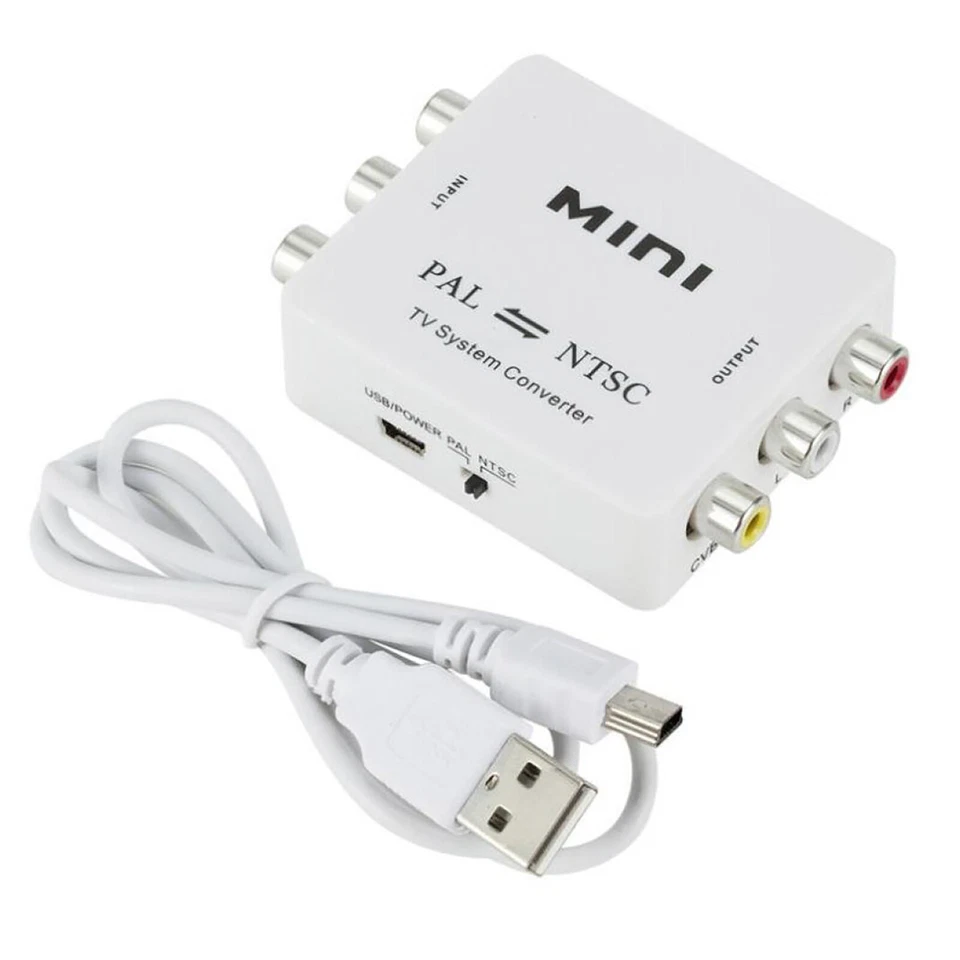Bi-Directional 2-Way NTSC To PAL + PAL To NTSC Video TV System Converter Adapter - Image 3 of 4