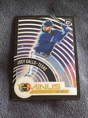 2021 Panini Donruss Optic T-Minus Joey Gallo #TM6 Texas Rangers