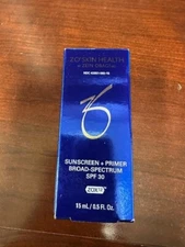 ZO Skin Health Sunscreen + Primer Broad Spectrum SPF 30 0.5oz/15ml Exp 01/2025