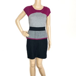 peplum sweater dress