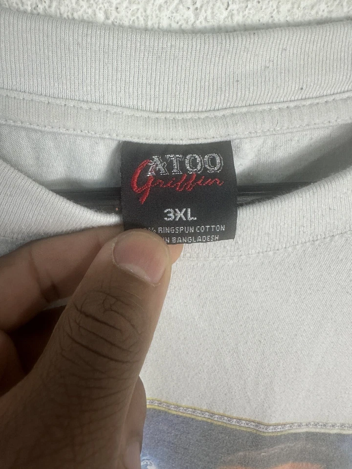 Camiseta Memorial Gráfica Vintage Tennessee Titans Steve Mcnair Tamanho XXL - Imagem 4 de 4