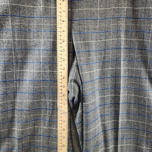 Kasper Plus Size Plaid Pull-On Straight-Leg Pants Women's 3X Royal Multi Pull-On - Picture 14 of 17