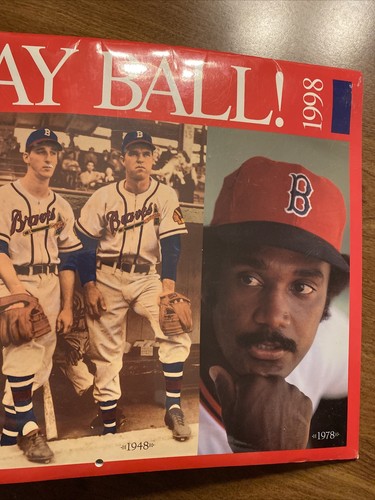 Vintage Factory Sealed Play Ball Baseball Statistics Calendar 1998 Rare R1 - Picture 3 of 12