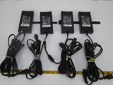 Lot of 4 Genuine Dell AC/DC Adapter Charger w/ Power Cords 130 W 130W for Laptop