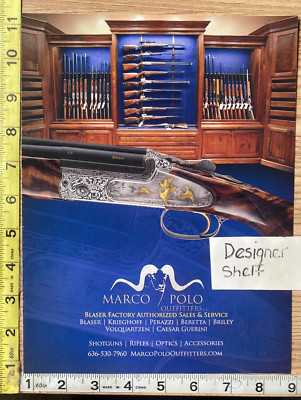 Marco Polo Outfitters Blaser Rifle Guns 2011 Print Advertisement
