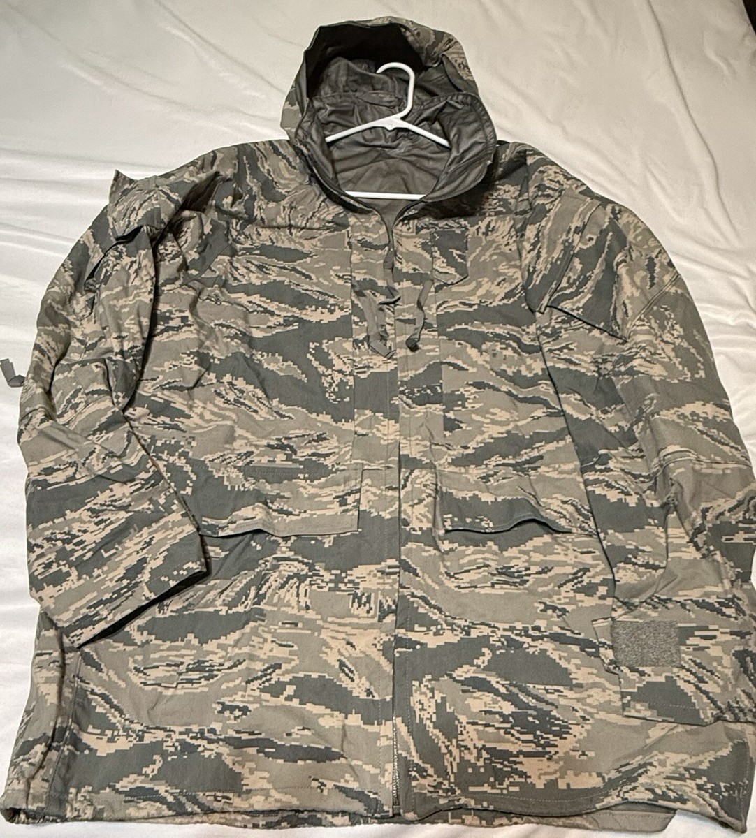 アメリカ軍 USAF ABU デジカモ ゴアテックス パーカー ジャケット L 00s 米軍 USAF APECS ABU デジタル タイガーカモ GORE-TEXゴアテックス