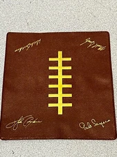 Vintage Chicago Bears vinyl checkbook cover Faux Auto Payton Butkus Sayers NEW