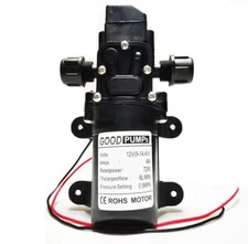 12V Water Pump 130PSI Self Priming Pump Diaphragm High Pressure Automatic Switch