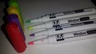 Coloured Window Marker Liquid Chalk Markers Blackboard Dry Wipe Neon Marker Pens