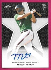 2020 Leaf Perfect Game National Baseball MARCUS FRANCO Black Autograph 18/50