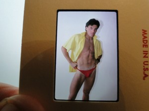 老式35mm 幻灯片男性同性恋兴趣裸男肌肉半裸热buff G3 Ebay