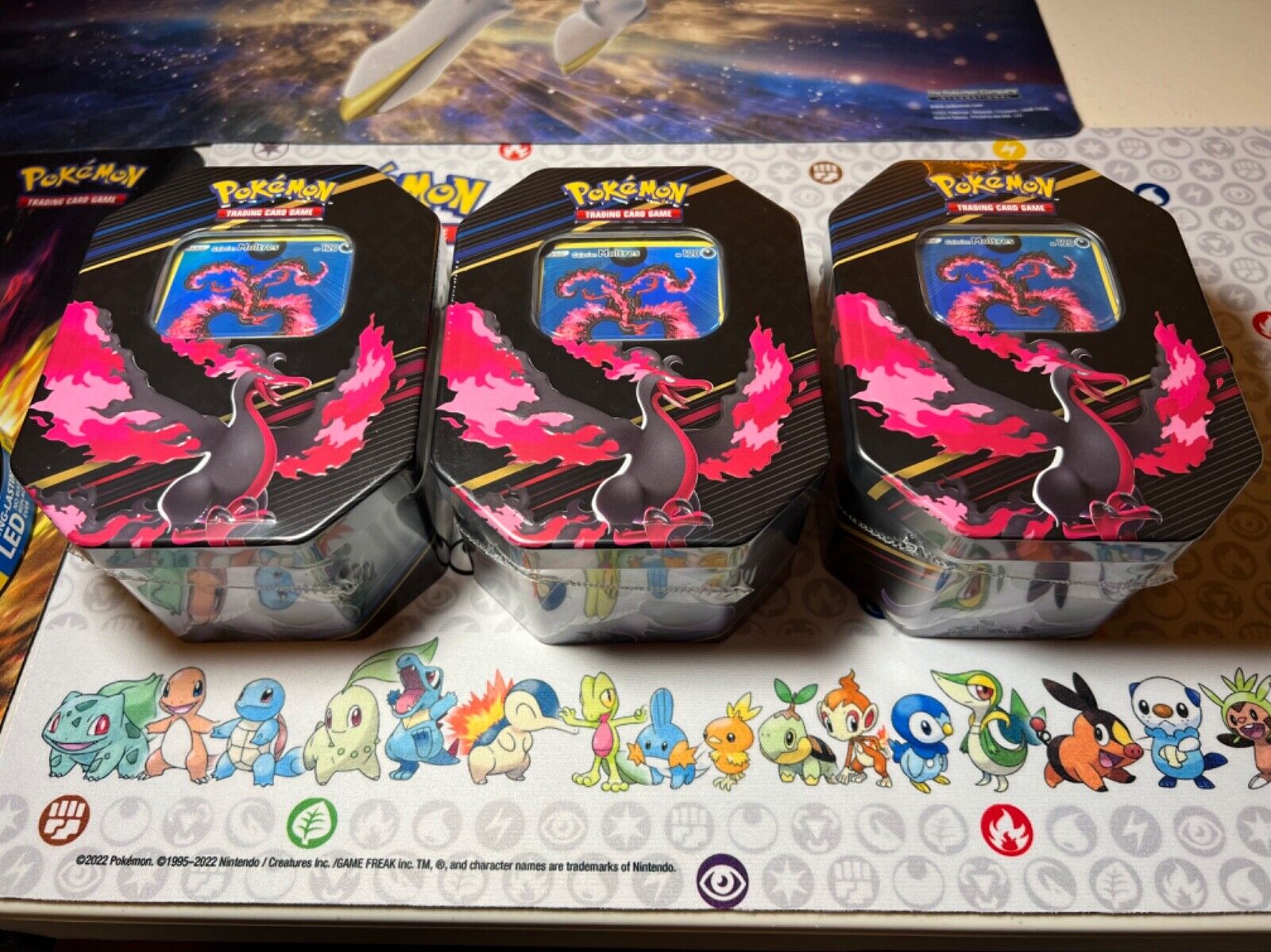  Pokemon TCG: Crown Zenith Tin – Galarian Moltres (1 Foil Card &  5 Booster Packs) : Toys & Games