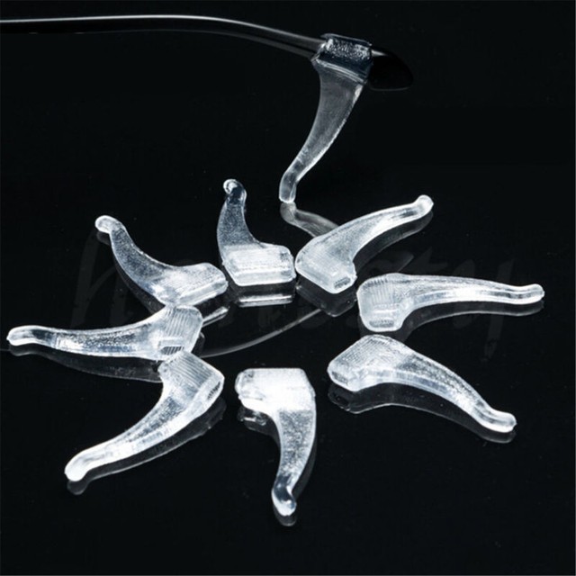 10pairs Eyeglasses Grip Temple Holder Silicone Anti Slip Glasses Ear