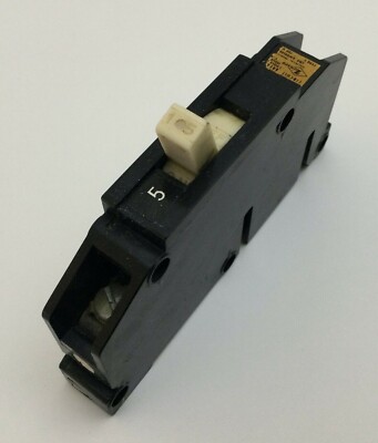 ZINSCO Magnetrip 1P Single 15 amp Circuit Breaker Snap Clip Type T 120/240 Volt