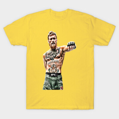 T-shirt Homme Conor McGregor Strut – Coupe Athlétique, Coton Doux, Taille M