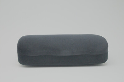 NEW GUCCI BLACK VELVET LARGE CASE EYEGLASSES SUNGLASSES CASE W