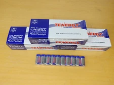 Tenergy Propel 3V CR123A Lithium Battery. 1 sleeve (10pc)