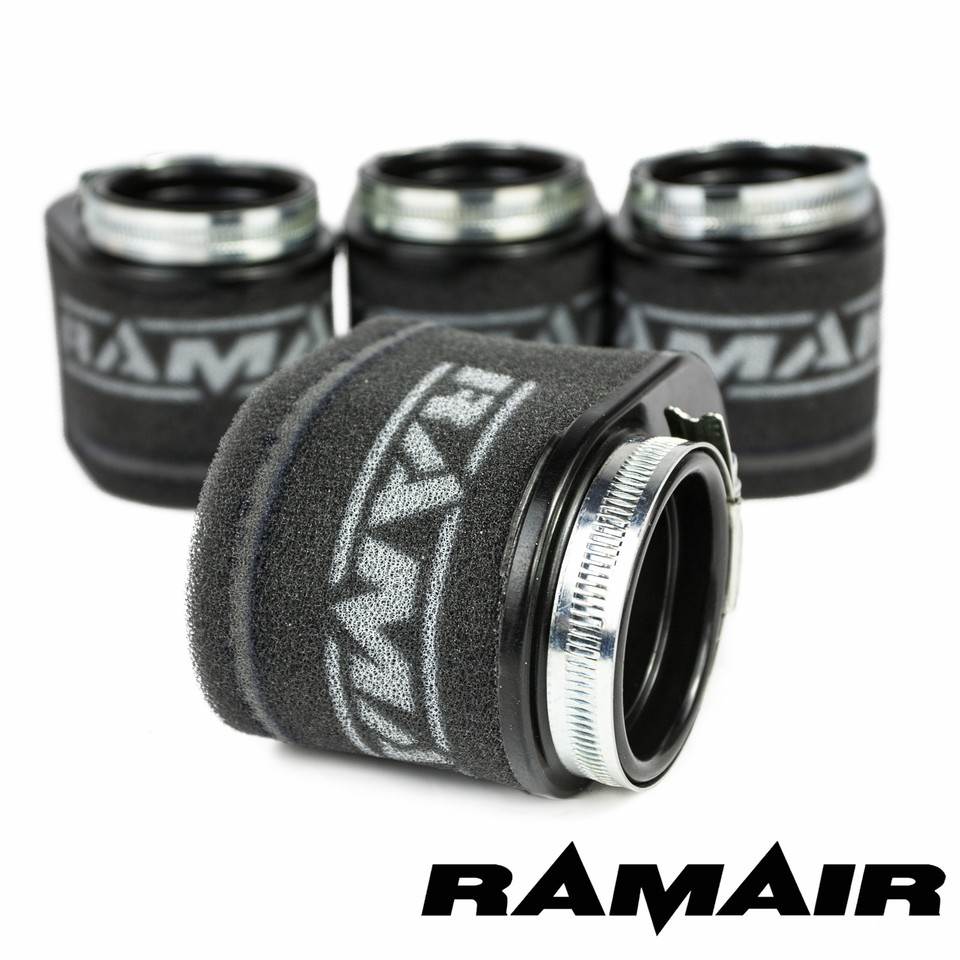 Ramair 55mm High Flow Performance Motorcycle Race Foam Pod Oval Air Filter