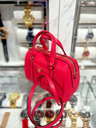 Michael Kors Travel Small Mini Duffle Crossbody Handbag Purse Bag -Electric Pink - Bild 2 von 11