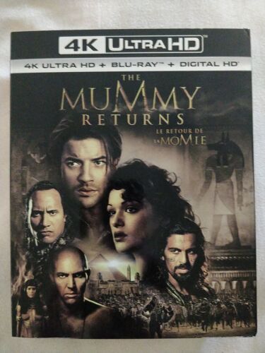 New- The Mummy Returns (4K Ultra HD, Blu-ray, Digital) Slipcover - Picture 1 of 2