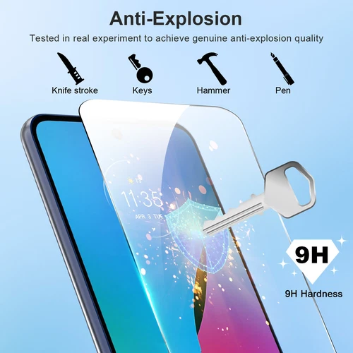 2 Pack For Motorola G Stylus 2024 Clear Tempered Glass Screen Protector Cover - Picture 3 of 5