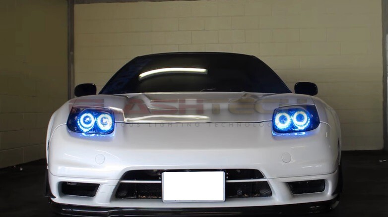 RGB Multi Color Changing LED Halo Ring kit for 2002-2005 Acura NSX Headlights