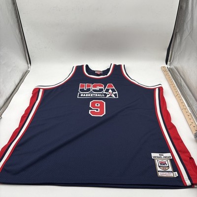 Michael Jordan Mitchell Ness 1992 Dream Team USA Jersey Size 60