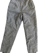 Pendleton Vintage Wool Trousers Grey Pleated High Rise Pants Sz 4 Petite