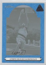 2006-07 Topps Turkey Red Printing Plate Cyan 1/1 Darius Miles #159 3c7