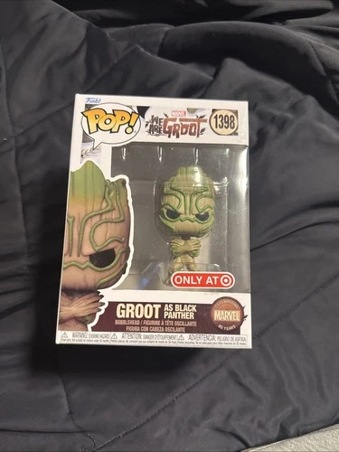 Funko Pop! We Are Groot: Groot As Black Panther #1398 Target Exclusive