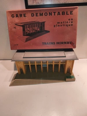 Hornby - Gare Demontable en plastique No 22 Avec sa Boite D'origine - Photo 1/4