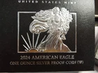2024-W Proof $1 American Silver Eagle Box, OGP & COA