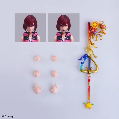 Figura de acción pintada de PVC Kingdom Hearts III Play Arts Kai Kairi - Imagen 2 de 8